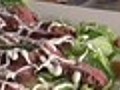 Rib Eye Steak Salad with Roasted Sweet &#039;n&#039; Sour Onions and Garlic