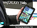 Samsung Galaxy Tab,  primo contatto