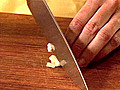 Chopping Garlic