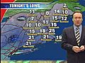 03/12/09: NECN weather forecast,  4pm