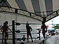 プロレスが終わった&#12290;