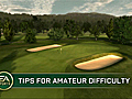 Tiger Woods PGA TOUR 12: The Masters Tips on Amateur Difficulty