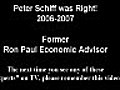 Peter Schiff Was Right! 2006 - 2007 (2nd Edition)