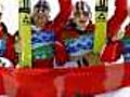 Austrian ski jump team strike gold