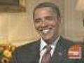 Obama Discusses White House Dog,  Golf