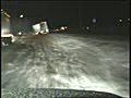 Excellent Recovery On Icy Road