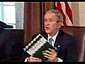 President Bush speaks about the Federal Budget