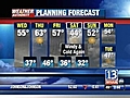 VIDEO: 13WHAM Weather Authority Morning Forecast,  04/01/09