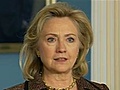 The Obama Administration - Clinton Insists Libya’s Gadhafi Halt Violence