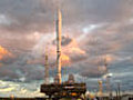 Ares 1-X rocket prepares for take-off