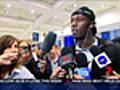 Usain Bolt arrives in Sydney
