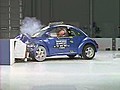 2010 Volkswagen New Beetle IIHS Frontal Crash Test