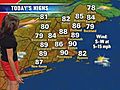 08/05/09: NECN weather forecast,  noon