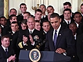 President Obama Presents Navy with Commander-in-Chief’s Trophy