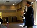 ElevatorPitchVideos: Rep. John Adler speaks at Temple Emanuel,  Cherry Hill, NJ 9;/19/2010 (1)