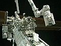Astronauts tackle urgent repair