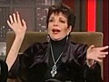 Liza Minelli on the Home Shopping Network