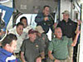 Station Crew Welcomes STS-119