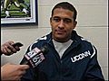 UConn running back Donald Brown