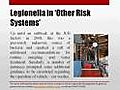 Legionella in Other Risk Systems