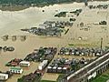 山口で激しい雨、厚狭川はんらん　１００軒が床上浸水