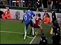 Liverpool 2-0 Chelsea - Bosingwa kick Yossi Benayoun