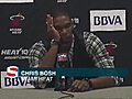 Chris Bosh talks about blowing lead to Magic