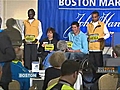 Marathon Champions Get Racing Bibs