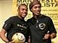 Robinho e Ronaldinho dão show de embaixadas