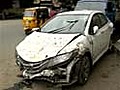 Speeding car kills 2 in Chennai,  student driver arrested