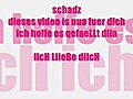 schadz ich liebe dich