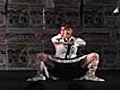 Popping J-Girl Kazumi in Japanese Dancing Competition