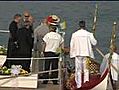 Il Papa a a Venezia. Benedetto XVI in gondola da San Marco alla Salute