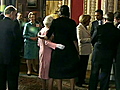 Mrs. Obama hugs the queen