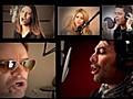 Cantantes latinos y europeos graban  vídeo 