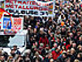 Protests In France Over Pensions