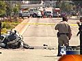 KTLA: 1 Officer Killed,  1 Hurt in Funeral Procession Crash &#8212; David Begnaud reports