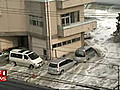 Nouvelle vidéo amateur du tsunami arrivant dans la ville de Miyako