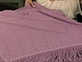 How to Fold a Fringed Garment