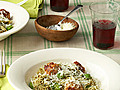 Pasta with Mint Pesto and Fava