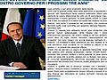 Berlusconi: da questo governo stabilità e riforme - AUDIO