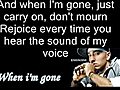 Eminem: When I’m Gone (Lyrics)