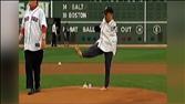 Armless Man Throws Out First Pitch at Fenway Park