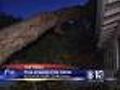 Huge Tree Branch Falls Onto Sacramento Home