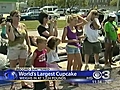 Worlds Largest Cupcake Weighs 1,224 Pounds
