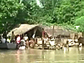 गोंडा में भीषण बाढ़,  50 हजार बेघर
