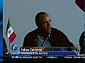 Felipe Calderón reconoce crisis del campo en Sinaloa