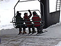 Get On and Off a Ski Lift on Skis