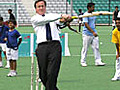 Cameron’s cricket diplomacy