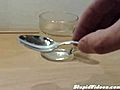 Gallium Spoon Melts Away